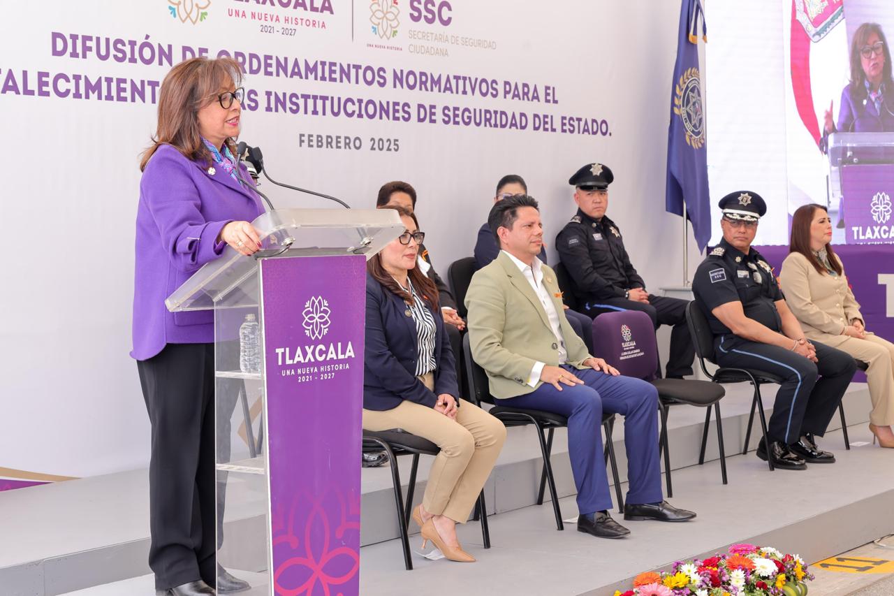Difunde SSC ordenamientos normativos para el fortalecimiento de las instituciones de seguridad del estado